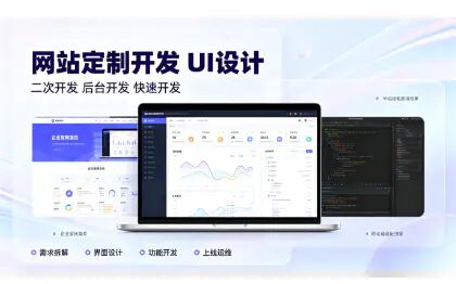 网站定制开发UI设计二次开发后台开发快速开发